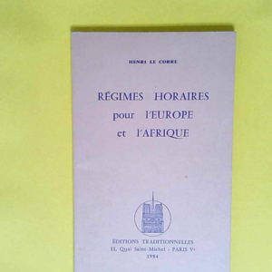 Régimes horaires pour l Europe et l Afrique ...