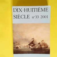 Dix-huitième siècle numéro 33 L Atlantique...