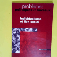 Individualisme et lien social (n.911)  &#8211...