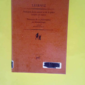 Principes De La Nature Et De La Grâce Fondé...