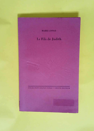 Le Fils de Judith  - Marie Cosnay