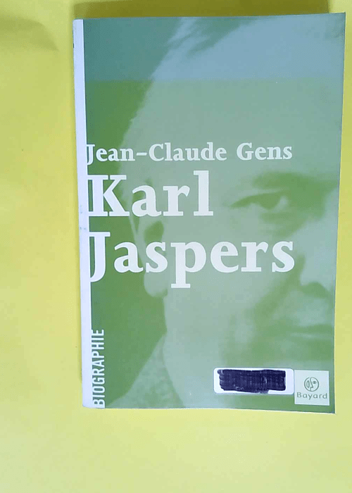 Karl Jaspers  – Jean-Claude Gens