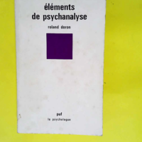 Eléments de psychanalyse  – R. Doron