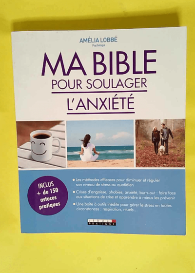 Ma bible pour soulager l anxiété Les méthodes efficaces pour diminuer et réguler son niveau de stress quotidien - Amélia Lobbé