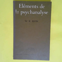 Éléments de la psychanalyse  – W-R Bi...