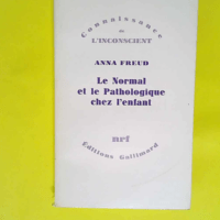 Le Normal et le Pathologique chez l enfant Es...