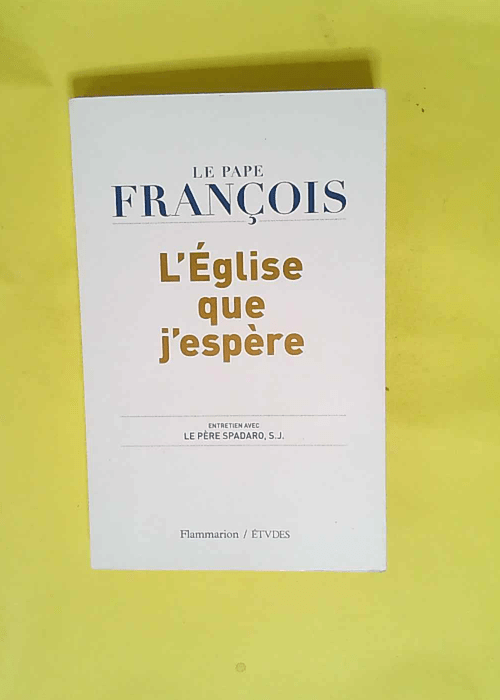 L Église que j espère Le peuple de Dieu veut des pasteurs pas des fonctionnaires – Pape François