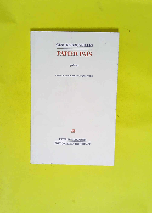 Papier païs Poèmes – Carole Brugeille...