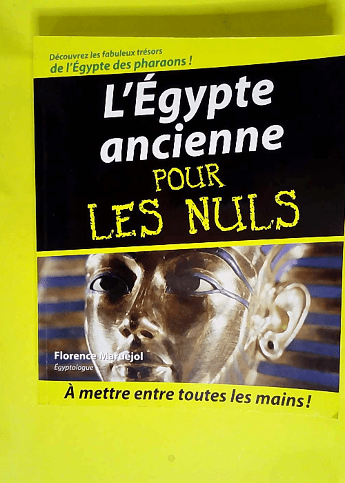 L Egypte ancienne Pour les Nuls  – Florence Maruéjol