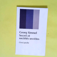 Secret et sociétés secrètes  – Georg...