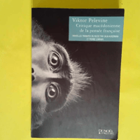 Critique macédonienne de la pensée françai...