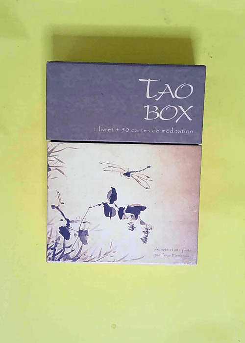 Tao box 1 Livret + 50 Cartes De Méditation – Priya Hemenway