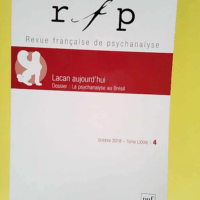 Revue Francaise De Psychanalyse N.82-4 Réév...