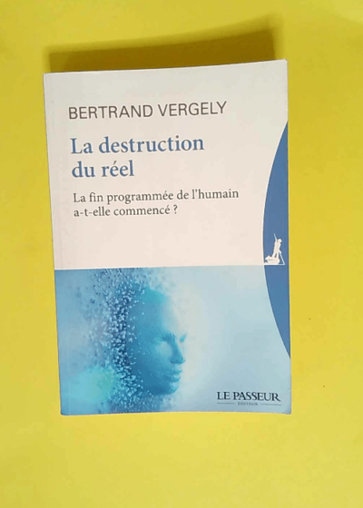 La destruction du réel  - Bertrand Vergely