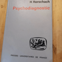 Psychodiagnostic De Rorschach – Roschach