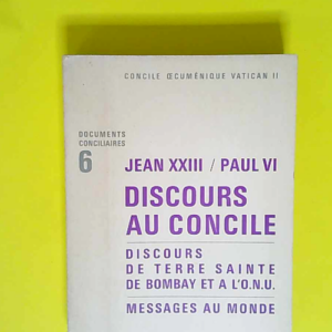 Document conciliaires n° 6 Jean XXIII / Jean...