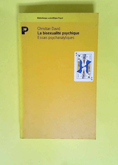 La Bisexualité psychique  – Christian David