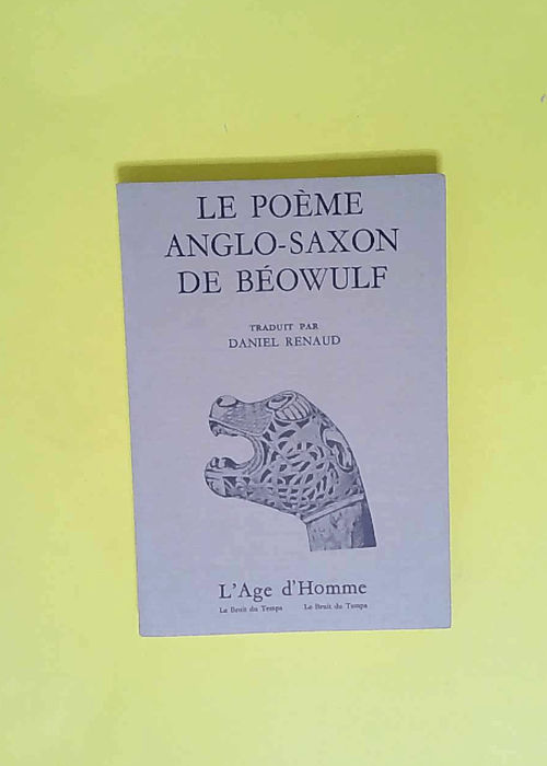 Beowulf Poeme Anglo-Saxon  – Beowulf