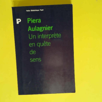 Un Interprète en quête de sens  – Pie...