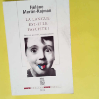 La langue est-elle fasciste ?  – Hélè...