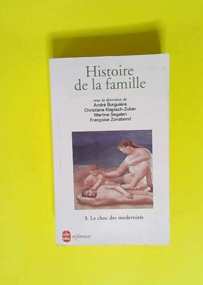 Histoire de la famille tome 3 Le choc des modernités - André Burguière