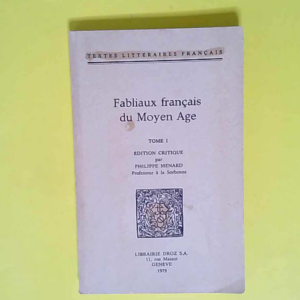 Fabliaux français du Moyen Age Fabliaux fran...