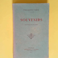 Souvenirs d enfance et d études  – FAB...