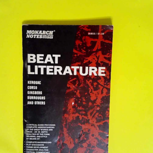 Beat Literature: On Kerouac Corso Ginsberg Bu...