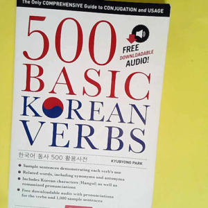 500 Basic Korean Verbs  – Kyubyong Park