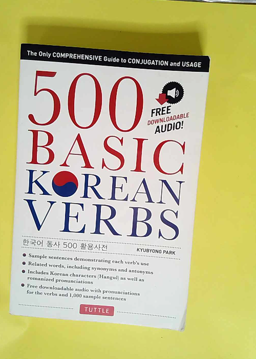 500 Basic Korean Verbs  – Kyubyong Park