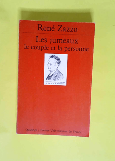 Jumeaux le couple & la personne  - R Zazzo