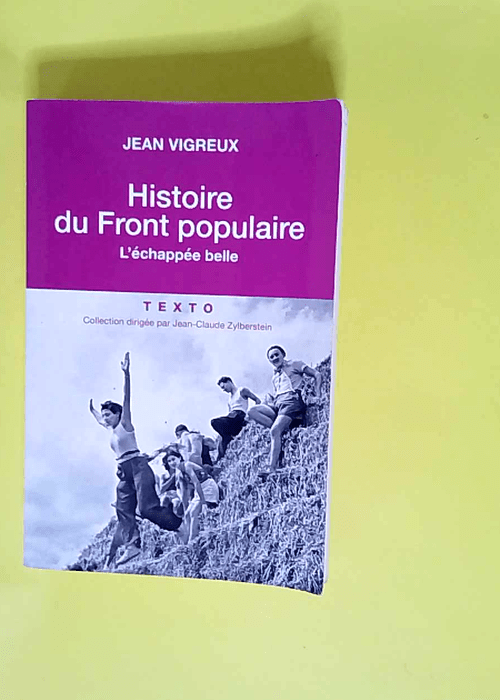 Histoire Du Front Populaire  – Jean Vigreux