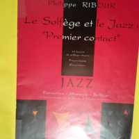 Solfege Et Jazz 1er Contact  – Philippe...