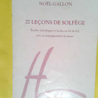 20 Leçons de Solfege en clé de sol avec acc...