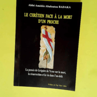 Les chrétiens face à la mort d un proche – Père Amédée Abaloutou Badaka