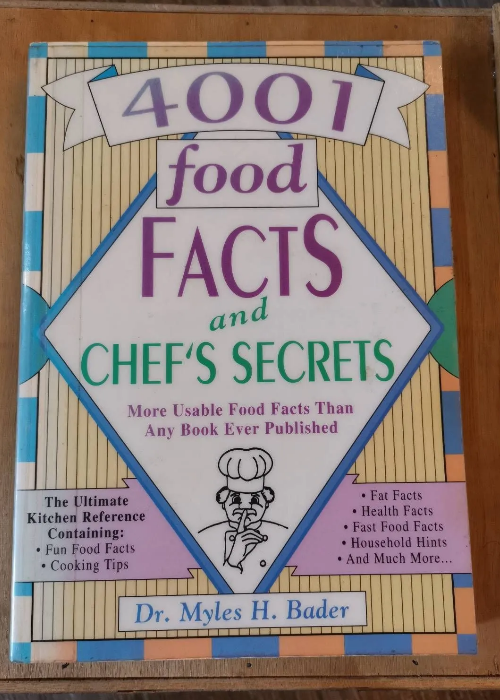 4001 Food Facts And Chef’s Secrets – Myles H. Bader