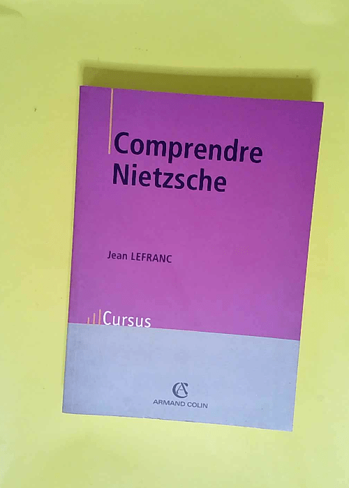 Comprendre Nietzsche  – Jean Lefranc