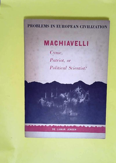 Machiavelli  - De Lamar Jensen