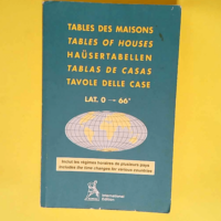 Tables Des Maisons  – Auréas