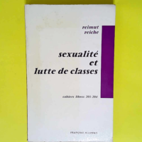 Sexualite Et Lutte De Classes Cahiers Libres ...