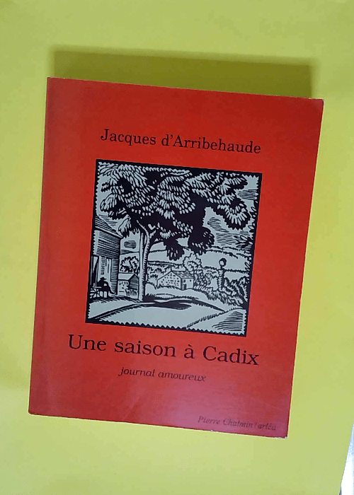 Une saison à Cadix Journal amoureux – Jacques d Arribehaude