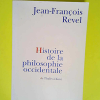 Histoire de la philosophie occidentale  &#821...