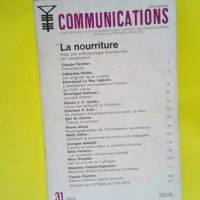 Communications n° 31 La Nourriture  – ...