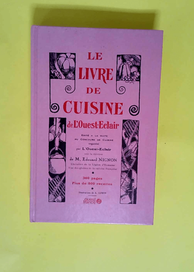 Le Livre de cuisine de L Ouest-Éclair  - Eugenio. Garin