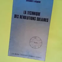 La technique des révolutions solaires Nouvel...