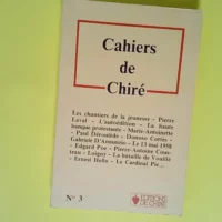 Cahiers de Chiré n 3 Les chantiers de la jeu...