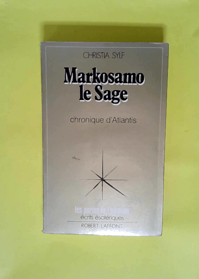 Markosamo le sage Chronique d Atlantis  - Sylf Christia