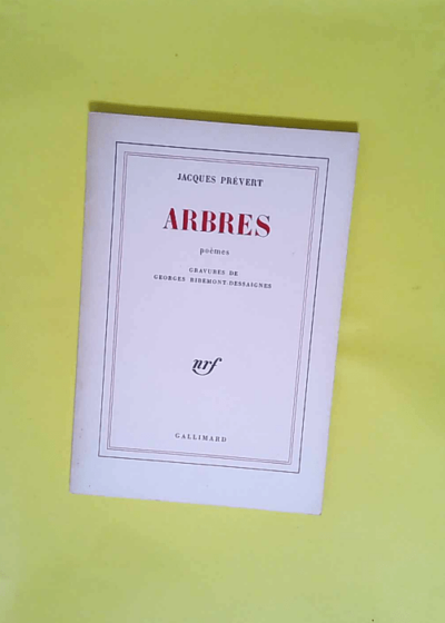 Arbres  - Jacques Prévert