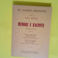 Memori e raconte morceaux choisis – Fre...