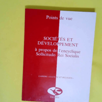 Societes et developpement A propos de l encyc...